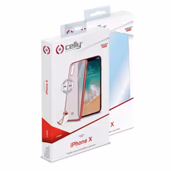 Celly Laser Matt 5.8" Housse Rouge, Transparent