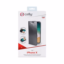 Celly Air coque de protection pour téléphones portables 14,7 cm (5.8") Folio Noir