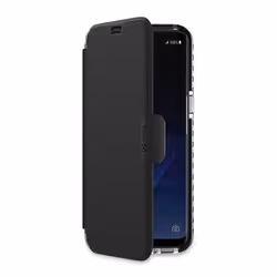Celly HEXAWALLY690BK, Étui avec portefeuille, Samsung, Galaxy S8, 14,7 cm (5.8"), Noir