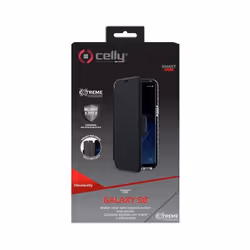 Celly HEXAWALLY690BK coque de protection pour téléphones portables 14,7 cm (5.8") Étui avec portefeuille Noir
