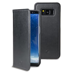 Celly Ghost Wally coque de protection pour téléphones portables 14,7 cm (5.8") Folio Noir
