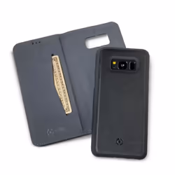 Celly Ghost Wally coque de protection pour téléphones portables 14,7 cm (5.8") Folio Noir