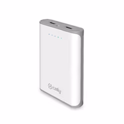 Celly PBD10000WH, 10000 mAh, Lithium-Ion (Li-Ion), Blanc