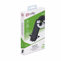 Celly WLFASTSTANDBK chargeur d'appareils mobiles Smartphone Noir CC Recharge sans fil Intérieure - Vue supplémentaire 5