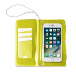 Celly Splash, Étui avec portefeuille, Toutes marques, 15,8 cm (6.2"), Jaune