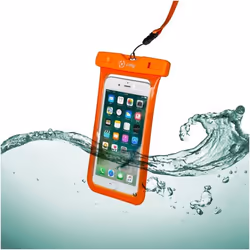 Celly SPLASHBAG18OR, Étui, Toutes marques, iPhone7/7 Plus, 15,8 cm (6.2"), Orange