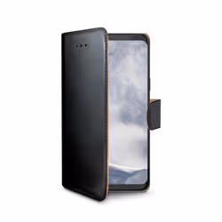 Celly WALLY790, Étui avec portefeuille, Samsung, Galaxy S9, Noir