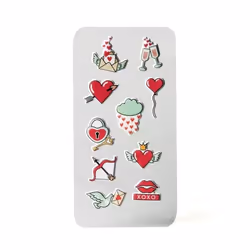 Celly STICKERTEEN06, Multicolore, Hearts and love, 10 pièce(s), 1 feuilles