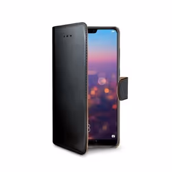 Celly WALLY746, Étui avec portefeuille, Huawei, P20 Pro, 15,5 cm (6.1"), Noir