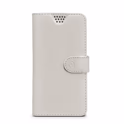 Celly Wally Unica, Étui avec portefeuille, Universel, 15,2 cm (6"), Blanc