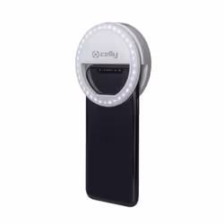 Celly CLICKLIGHTPROWH, Lampe à selfie, Noir, Blanc, Toutes marques