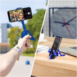 Celly Squiddy trépied Smartphone/action caméra 6 pieds Bleu - Vue supplémentaire 4