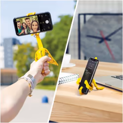 Celly Squiddy trépied Smartphone/action caméra 6 pieds Jaune - Vue supplémentaire 4