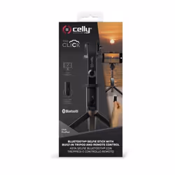 Celly Click Propod bâton support pour selfies Smartphone Noir - Vue supplémentaire 4