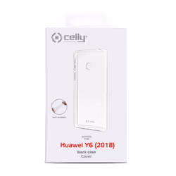 Celly GELSKIN755, Housse, Huawei, Y6 2018, 14,5 cm (5.7"), Transparent
