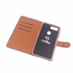 Celly WALLY coque de protection pour téléphones portables Étui avec portefeuille Noir