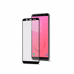 Celly Full Glass, Samsung, Galaxy J8 (2018), Résistant aux rayures, Résistant aux chocs, Noir, Transparent, 1 pièce(s)