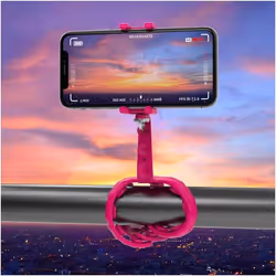 Celly Squiddy trépied Smartphone/action caméra 6 pieds Rose - Vue supplémentaire 5