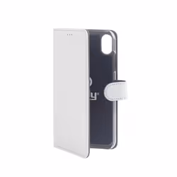 Celly Wally, Étui avec portefeuille, Apple, iPhone XR, 15,5 cm (6.1"), Blanc