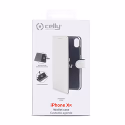 Celly Wally coque de protection pour téléphones portables 15,5 cm (6.1") Étui avec portefeuille Blanc