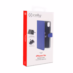 Celly Wally coque de protection pour téléphones portables 15,5 cm (6.1") Étui avec portefeuille Bleu