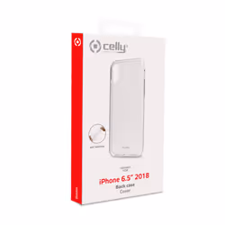 Celly Gelskin, Housse, Apple, iPhone Xs Max, 16,5 cm (6.5"), Transparent