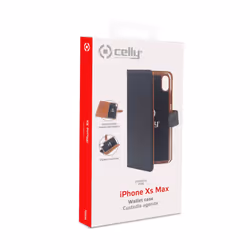 Celly WALLY999 coque de protection pour téléphones portables 16,5 cm (6.5") Étui avec portefeuille Noir