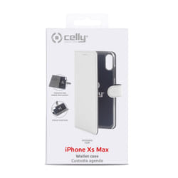 Celly Wally coque de protection pour téléphones portables 16,5 cm (6.5") Étui avec portefeuille Blanc