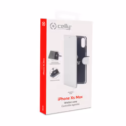 Celly Wally coque de protection pour téléphones portables 16,5 cm (6.5") Étui avec portefeuille Blanc