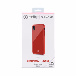 Celly Diamond coque de protection pour téléphones portables 15,5 cm (6.1") Housse Rouge - Vue supplémentaire 4