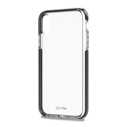 Celly HEXAGON998BK coque de protection pour téléphones portables 15,5 cm (6.1") Noir, Transparent