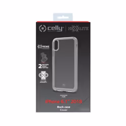 Celly Hexalite coque de protection pour téléphones portables 15,5 cm (6.1") Housse Transparent