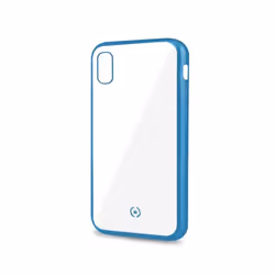 Celly Laser Matt, Housse, Apple, iPhone XR, 15,5 cm (6.1"), Transparent, Bleu