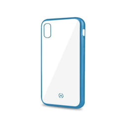 Celly Laser Matt coque de protection pour téléphones portables 15,5 cm (6.1") Housse Transparent, Bleu