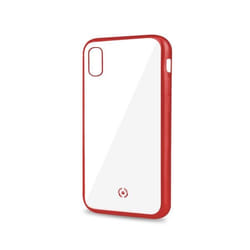 Celly Laser Matt coque de protection pour téléphones portables 15,5 cm (6.1") Housse Transparent, Rouge