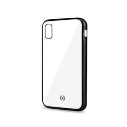 Celly Laser Matt coque de protection pour téléphones portables 15,5 cm (6.1") Housse Transparent, Noir
