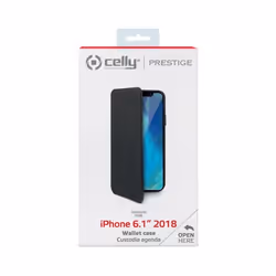 Celly PRESTIGE998BK coque de protection pour téléphones portables 15,5 cm (6.1") Étui avec portefeuille Noir - Vue supplémentaire 5