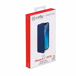 Celly Prestige coque de protection pour téléphones portables 15,5 cm (6.1") Étui avec portefeuille Bleu - Vue supplémentaire 4