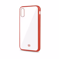 Celly Laser Matt, Housse, Apple, iPhone XS Max, 16,5 cm (6.5"), Transparent, Rouge