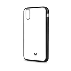 Celly Laser Matt coque de protection pour téléphones portables 16,5 cm (6.5") Housse Transparent, Noir