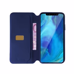Celly Prestige coque de protection pour téléphones portables 16,5 cm (6.5") Étui avec portefeuille Bleu