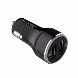 Celly CC2USBQC30BK, Auto, USB, Noir