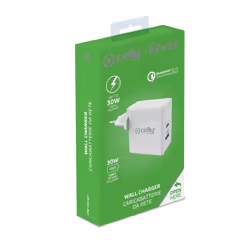 Celly TCUSBC30WWH chargeur d'appareils mobiles Universel Blanc Secteur Charge rapide Intérieure - Vue supplémentaire 4