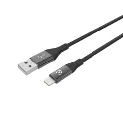 Celly USBLIGHTCOLORBK câble Lightning 1 m Noir
