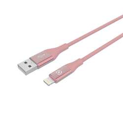 Celly USBLIGHTCOLORPK câble Lightning 1 m Rose