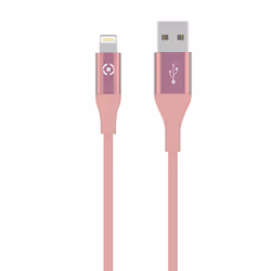 Celly USBLIGHTCOLORPK câble Lightning 1 m Rose