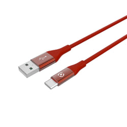 Celly USBTYPECCOLORRD câble USB 1 m USB 2.0 USB A USB C Rouge