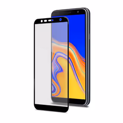Celly Full Glass, Samsung, Galaxy J4+, Résistant aux rayures, Noir, Transparent, 1 pièce(s)