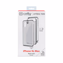 Celly Attraction coque de protection pour téléphones portables 16,5 cm (6.5") Housse Noir, Argent - Vue supplémentaire 4
