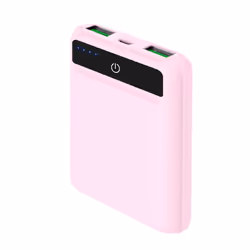 Celly PBPOCKET5000PK, 5000 mAh, Lithium Polymère (LiPo), Rose